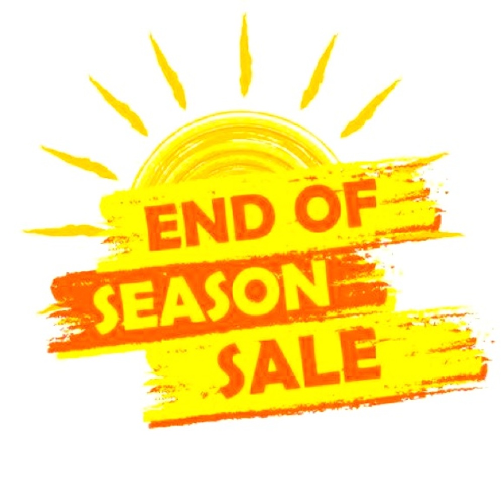 End of Season Sale!!!
